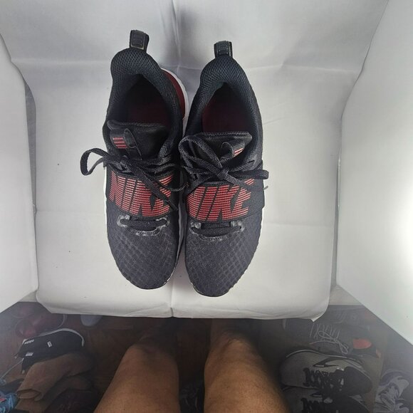 Nike Flex Control TR4 Mens Training Shoes Size 7.5 Black/Red - Picture 4 of 9